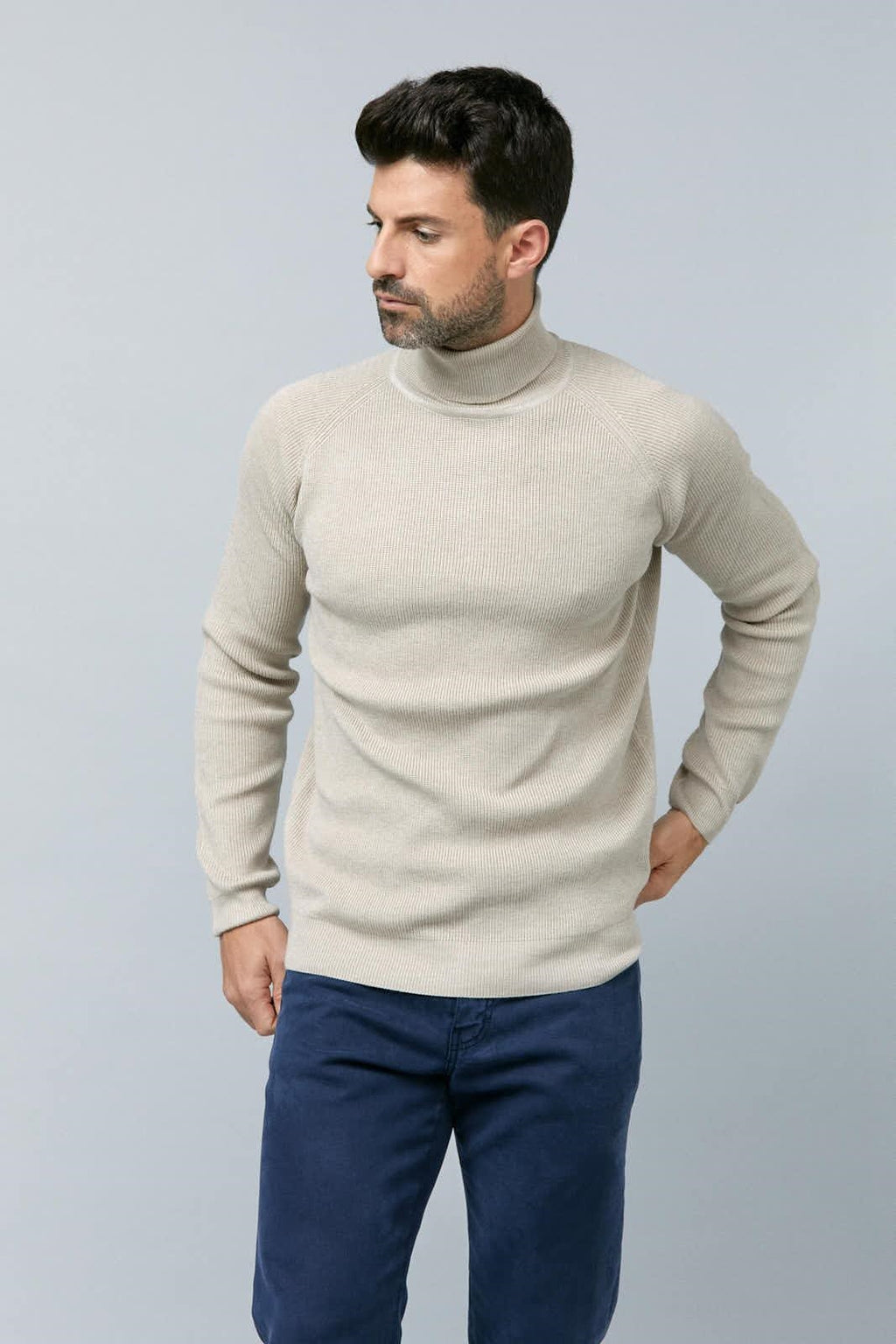 Max-Jersey de cuello alto