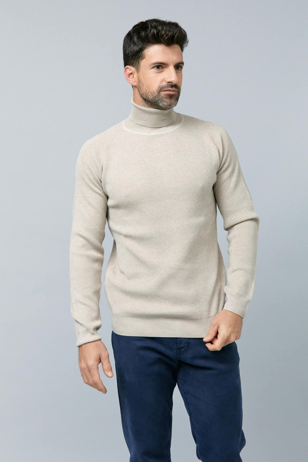 Max-Jersey de cuello alto