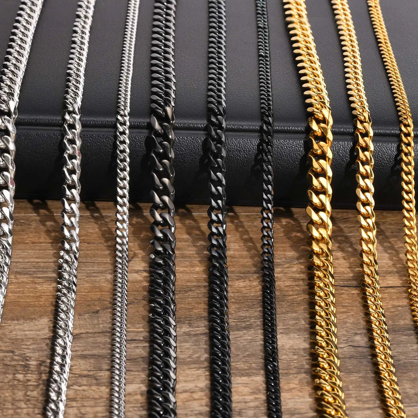 Cadena cubana 3/5/7mm