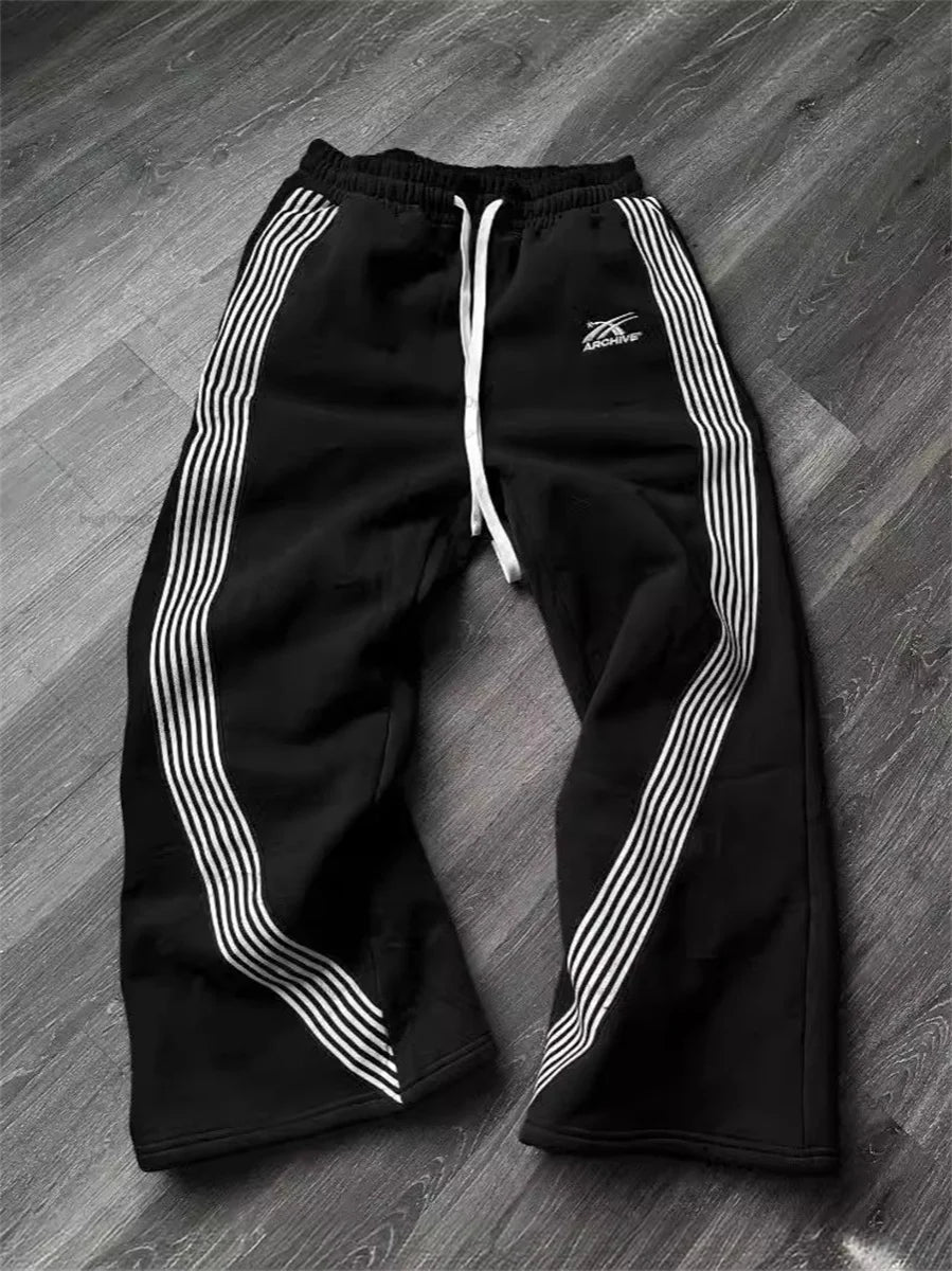 JAKE-Pantalones anchos Y2K