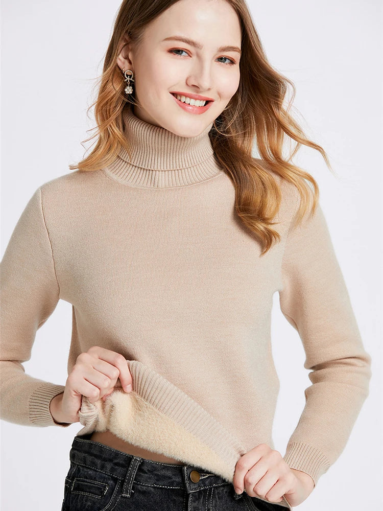 Suéter de cuello alto