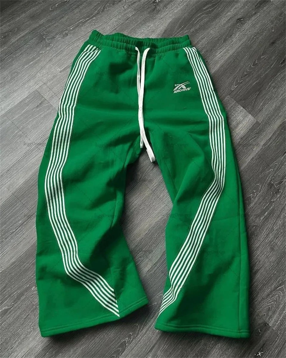 JAKE-Pantalones anchos Y2K